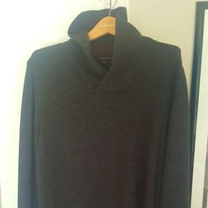 Banana Republic Textured Shawl Collar Pullover